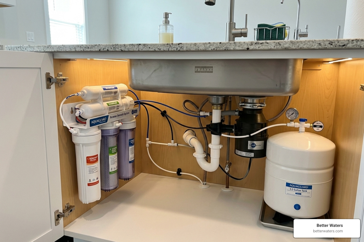 reverse osmosis under-sink water filtration system - how long does a reverse osmosis filter last