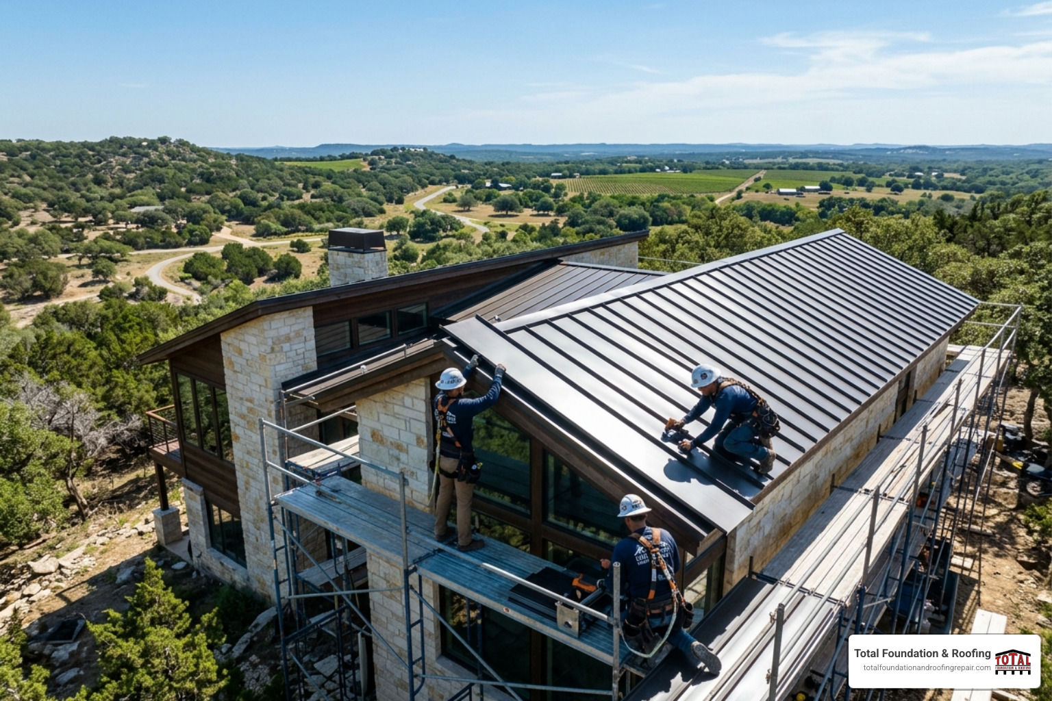 high-quality metal roof installation in Fredericksburg TX - roofing contractor Fredericksburg TX