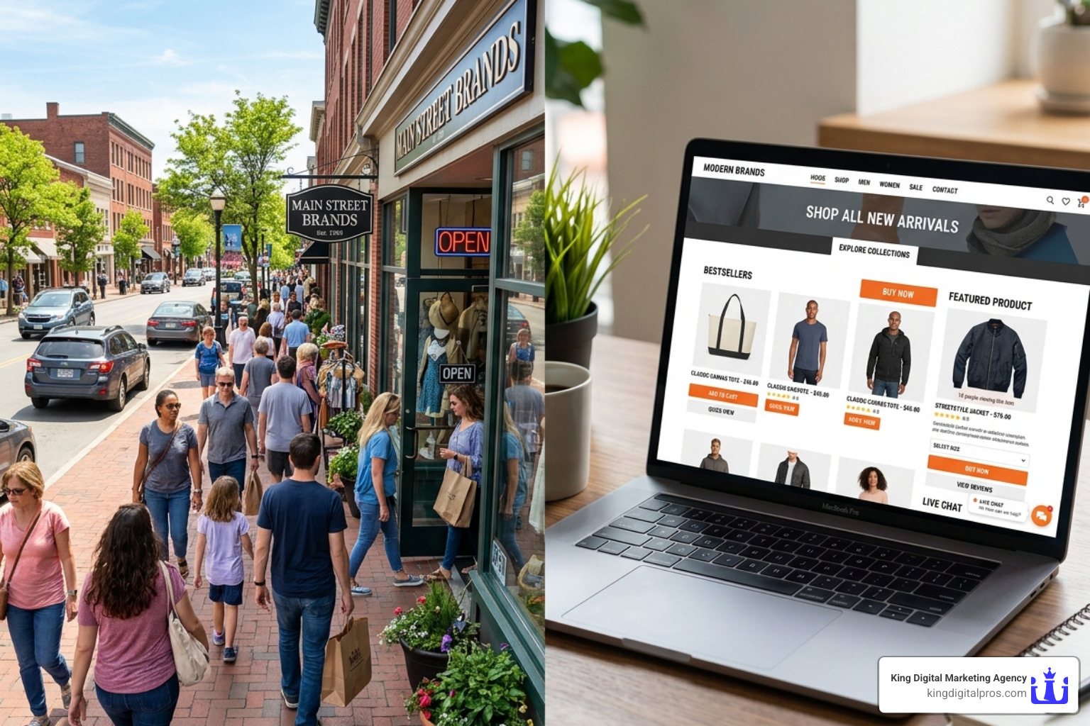 Digital landing page vs retail storefront comparison - customer conversion Digital Landing Page Vs Retail Storefront Comparison - Customer Conversion