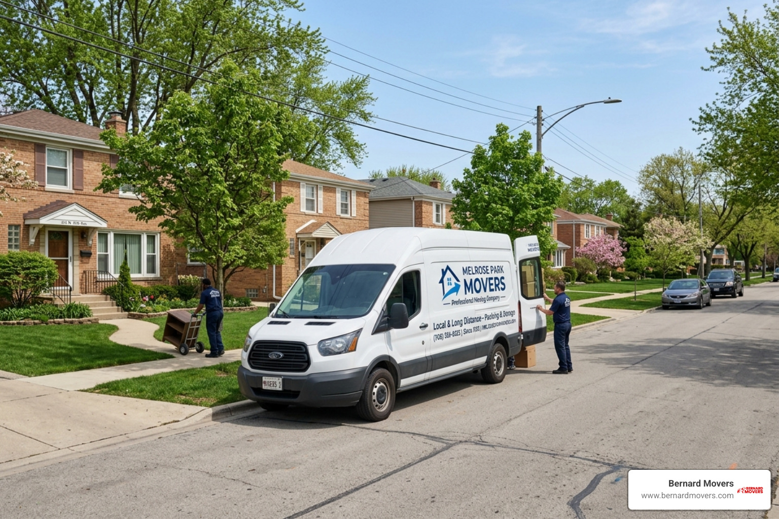 delivery van in Melrose Park Illinois - moving box delivery delivery van in Melrose Park Illinois - moving box delivery