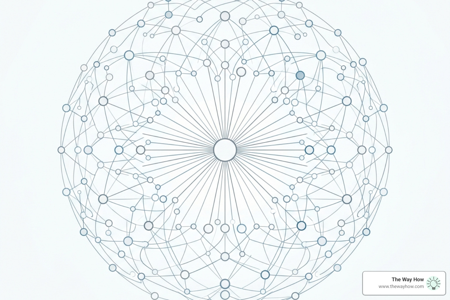 Abstract visual representing a global edge network with nodes connecting to a central point - pagespeed optimization Abstract visual representing a global edge network with nodes connecting to a central point - pagespeed optimization