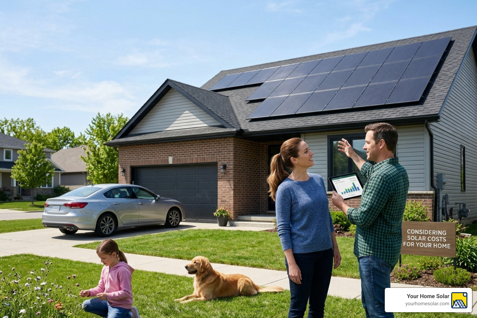 technician installing a residential 7kW solar array on a shingle roof - average cost solar panels house technician installing a residential 7kW solar array on a shingle roof - average cost solar panels house