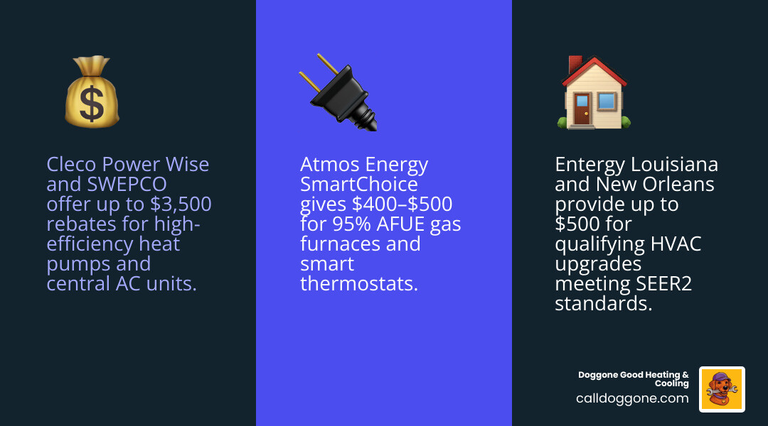 Louisiana utility rebate programs and federal HEAR stacking guide for homeowners - louisiana energy rebates for hvac Louisiana utility rebate programs and federal HEAR stacking guide for homeowners - louisiana energy rebates for hvac