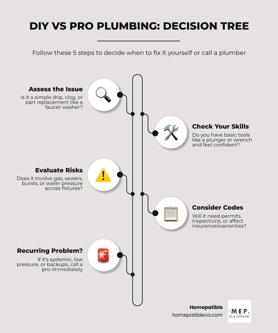 DIY vs Professional Plumbing decision tree for homeowners — when to DIY and when to call a pro - when should you call a DIY vs Professional Plumbing decision tree for homeowners — when to DIY and when to call a pro - when should you call a