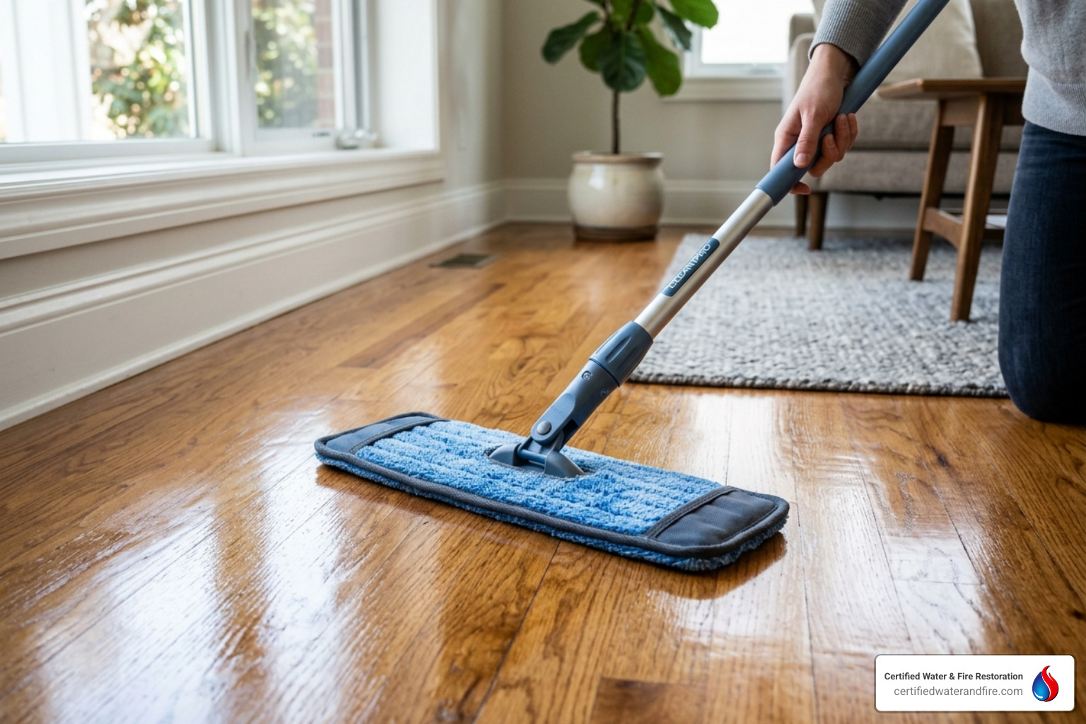 microfiber mop cleaning hardwood floor surface - how to clean hardwood floors