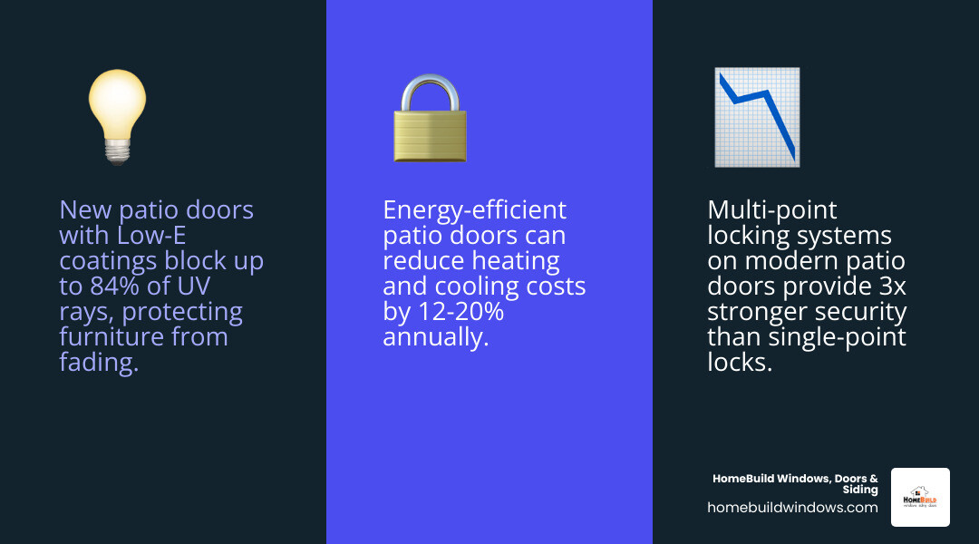 Benefits of high-performance patio door replacement for northwest suburbs homeowners - patio door replacement northwest