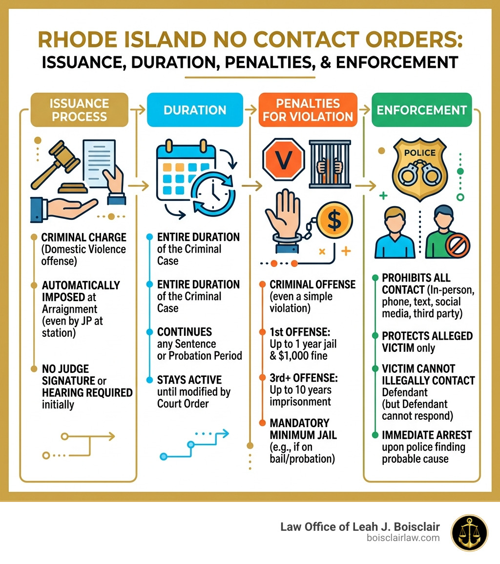 No contact order Rhode Island issuance process, duration, penalties, and enforcement infographic - no contact order rhode No contact order Rhode Island issuance process, duration, penalties, and enforcement infographic - no contact order rhode