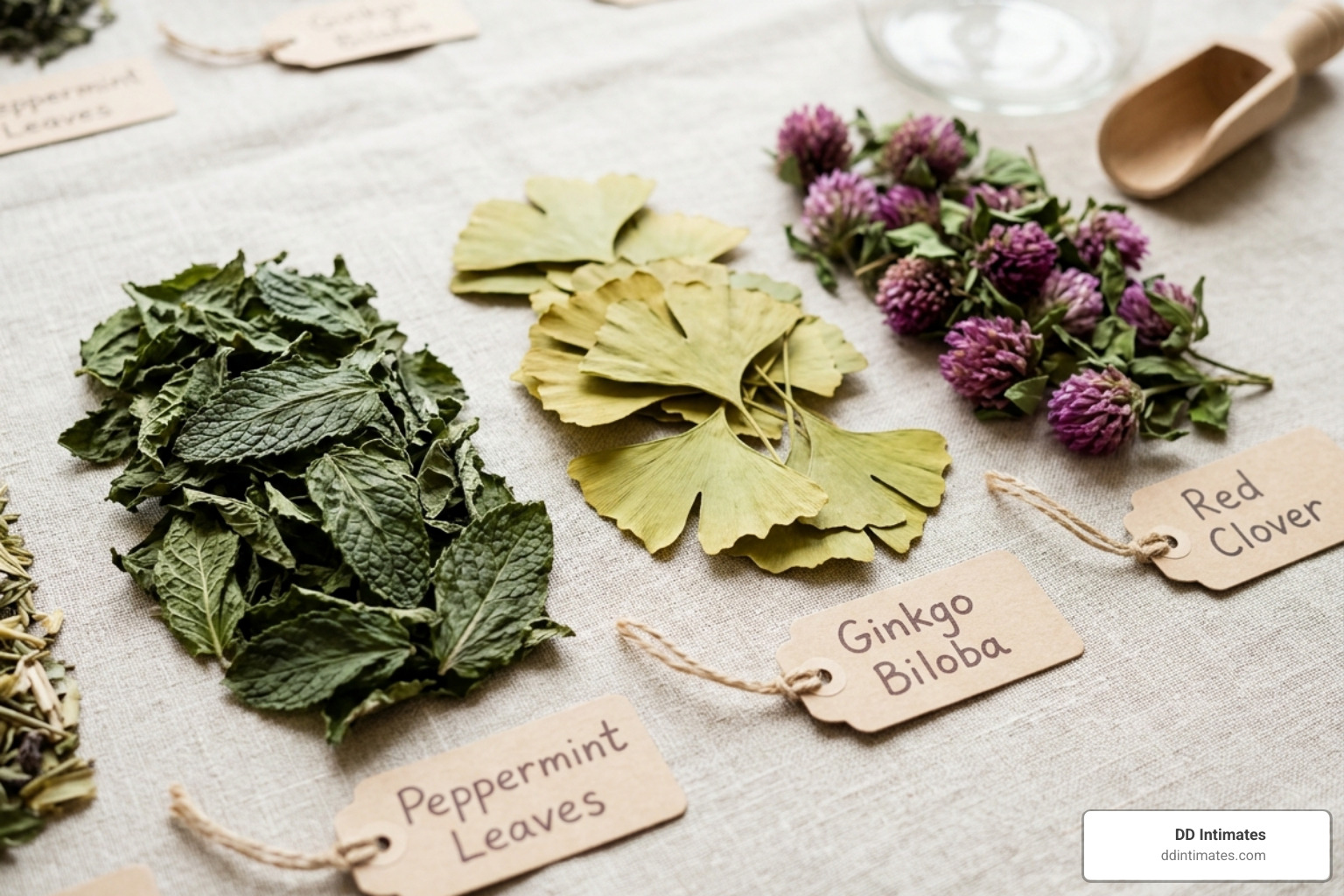 botanical ingredients used in tingling lubricants - tingling lube intense sensation