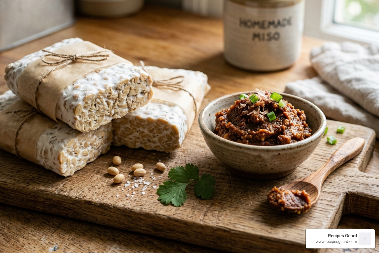 homemade tempeh and miso paste - online fermentation course homemade tempeh and miso paste - online fermentation course