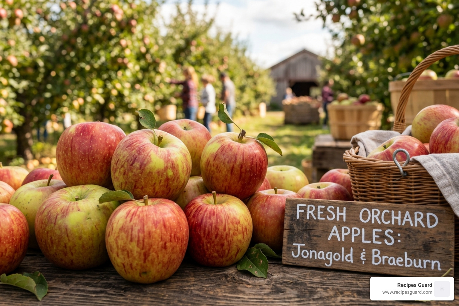 Crisp Jonagold and Braeburn apples for preservation - apple preservation recipes