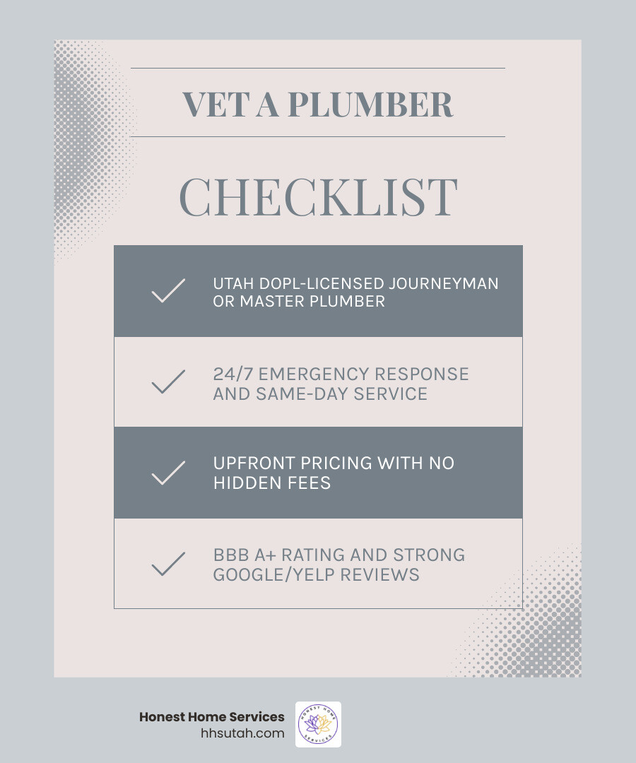 How to vet a local plumber in Salt Lake City: licensing, reviews, pricing, availability, insurance - best plumber salt lake How to vet a local plumber in Salt Lake City: licensing, reviews, pricing, availability, insurance - best plumber salt lake