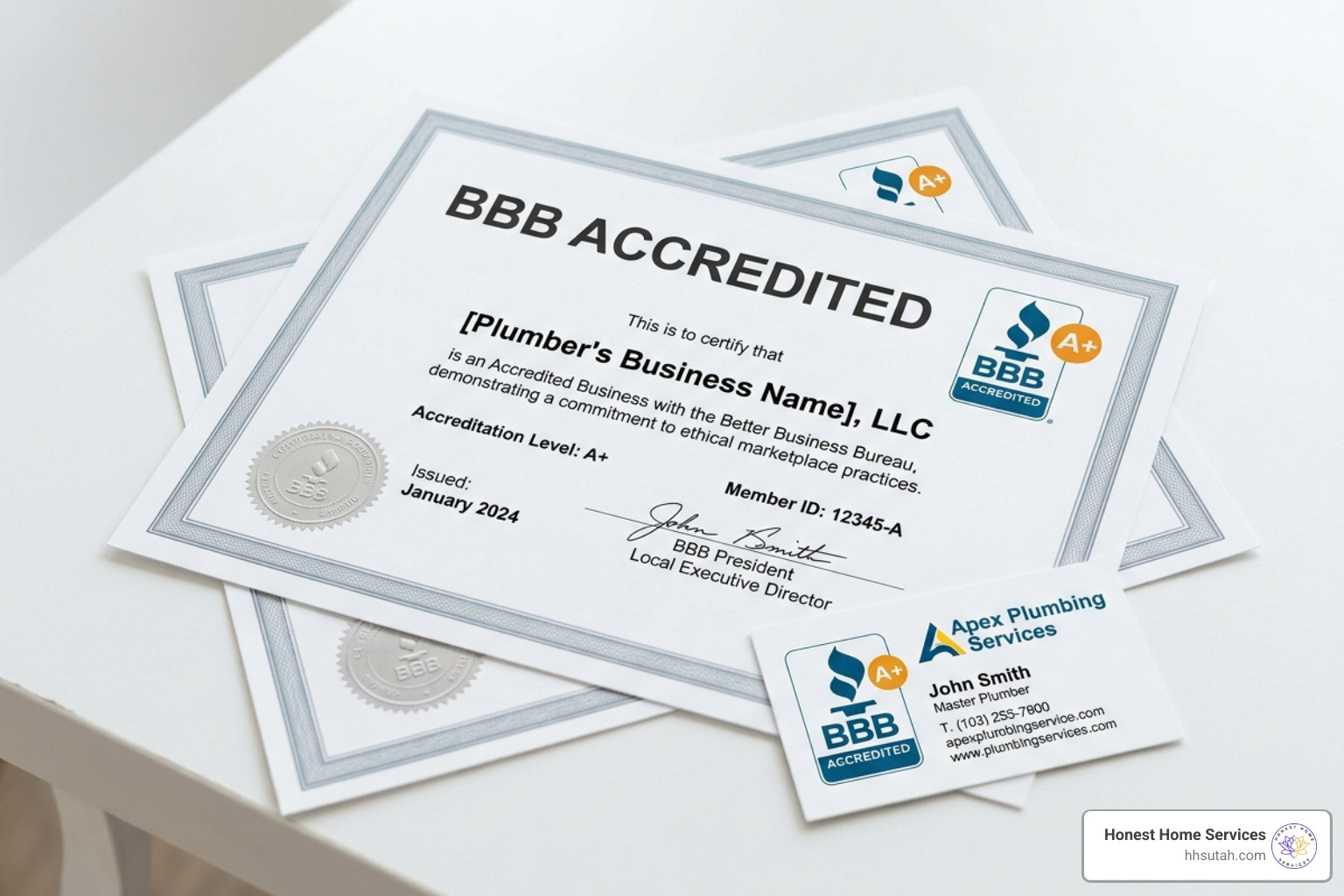 BBB A+ accreditation seal for professional plumbing services - best plumber salt lake BBB A+ accreditation seal for professional plumbing services - best plumber salt lake