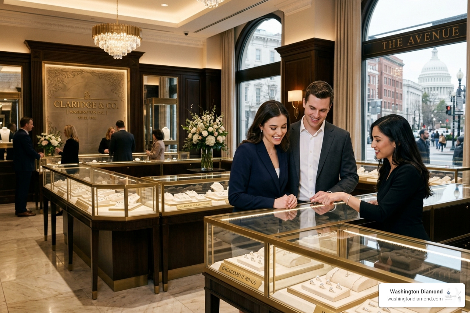 engagement ring stores DC