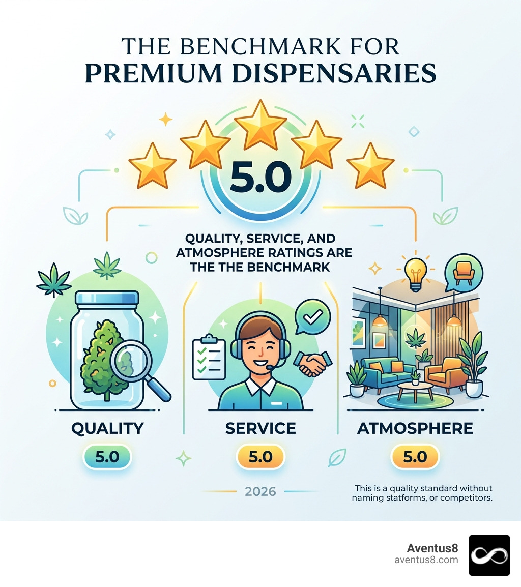 Statistic: 5.0 Quality, Service, and Atmosphere ratings are the benchmark for premium flower shop dispensaries - flower shop Statistic: 5.0 Quality, Service, and Atmosphere ratings are the benchmark for premium flower shop dispensaries - flower shop