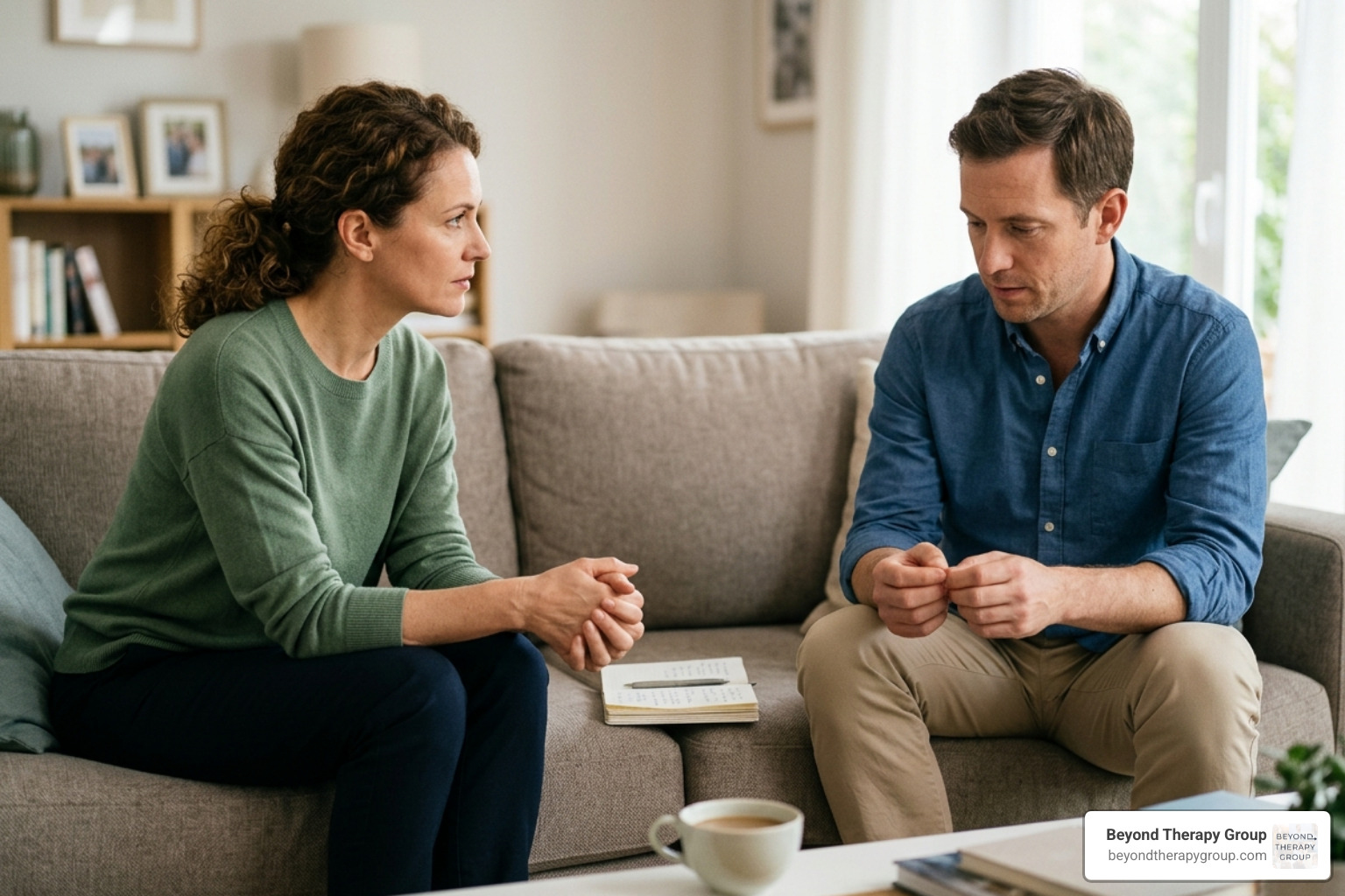 A person looking at their smartphone with a concerned and anxious expression - boundaries with controlling partner A person looking at their smartphone with a concerned and anxious expression - boundaries with controlling partner