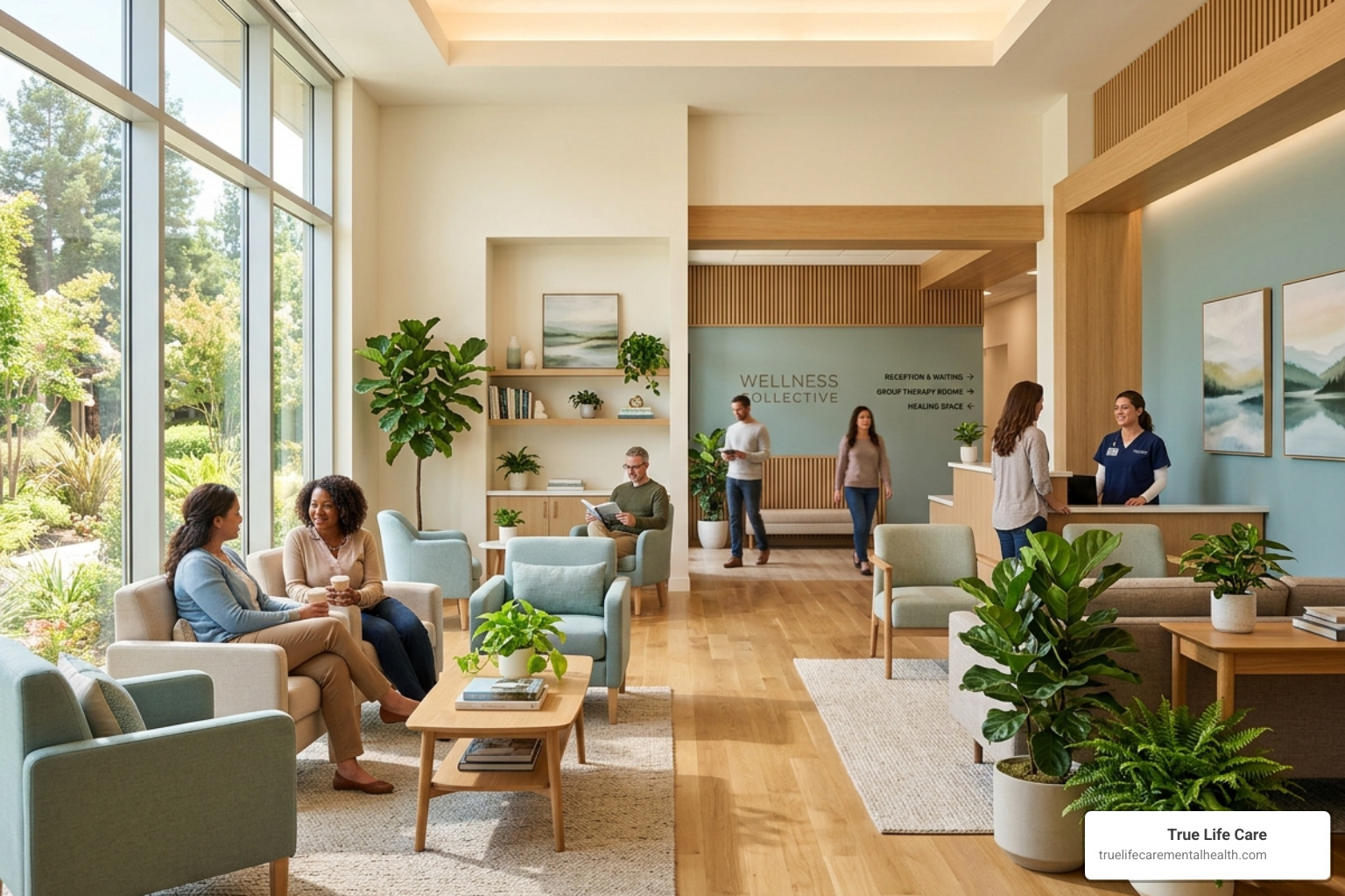 A modern mental health facility with a welcoming atmosphere - Bipolar Disorder Treatment Monmouth County NJ