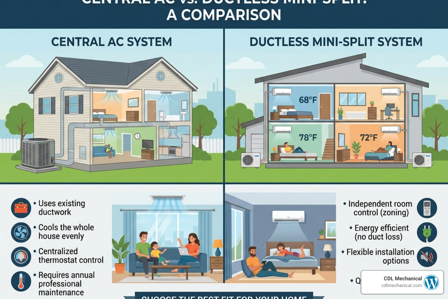 Close-up of a high-efficiency SEER2 energy rating label on a new cooling unit - central ac vs ductless mini split comparison