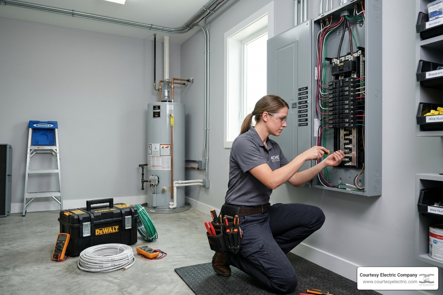 Professional electrical panel installation in a modern home - benefits of choosing a company with nearly 50 years of Professional electrical panel installation in a modern home - benefits of choosing a company with nearly 50 years of