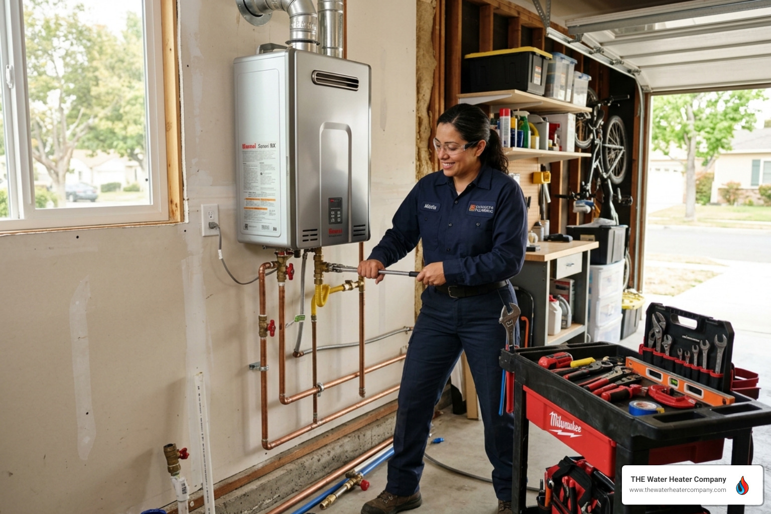 Professional installation of a tankless gas water heater in a Pasadena home - socal gas and edison rebates for water heaters Professional installation of a tankless gas water heater in a Pasadena home - socal gas and edison rebates for water heaters