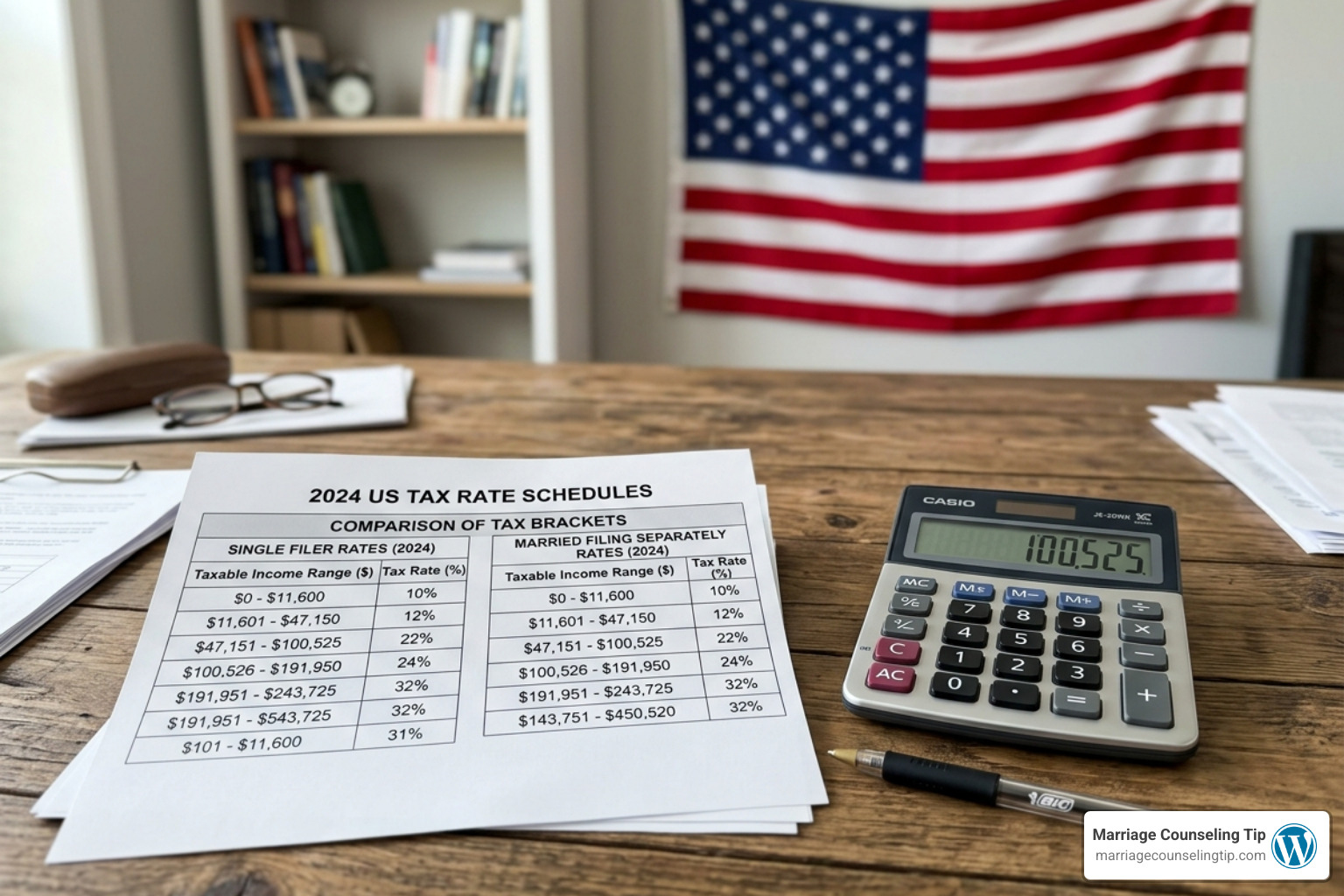 comparing single and married filing separately tax tables - tax brackets for married filing separately