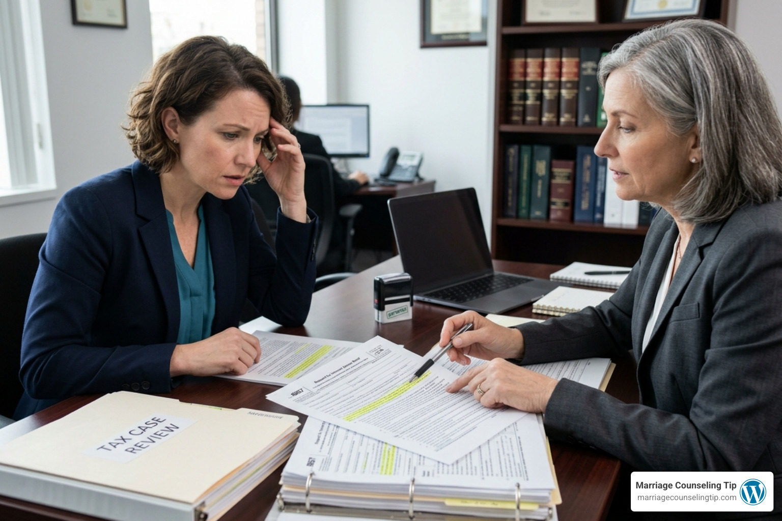 Close up of IRS Form 8857, Request for Innocent Spouse Relief - how hard is it to get innocent spouse relief