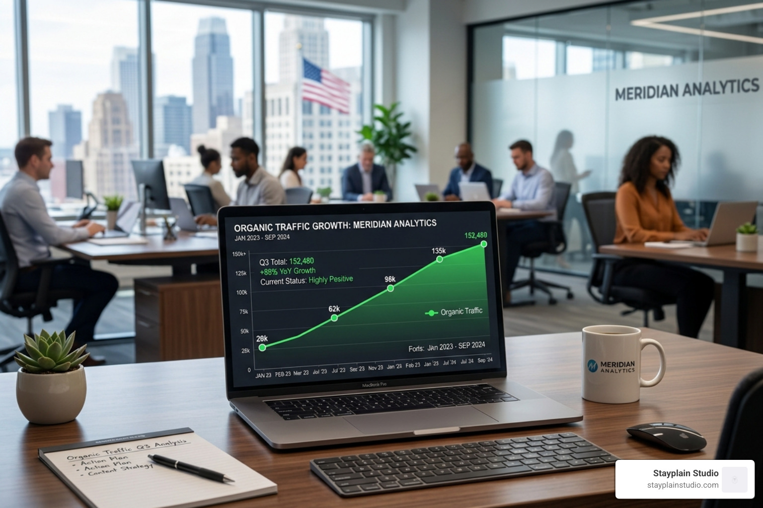 business growth chart showing organic traffic increases - marketing seo company business growth chart showing organic traffic increases - marketing seo company