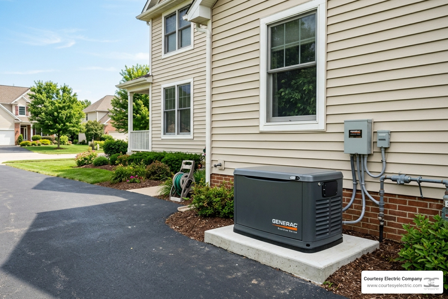 standby generator installed outside a home - how does a standby generator work