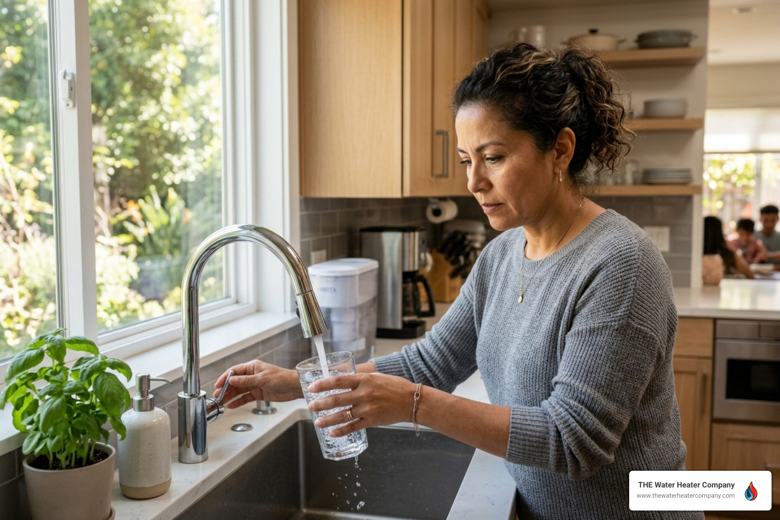 homeowner in Pasadena inspecting kitchen tap water quality - do i need a water filtration system for my home homeowner in Pasadena inspecting kitchen tap water quality - do i need a water filtration system for my home