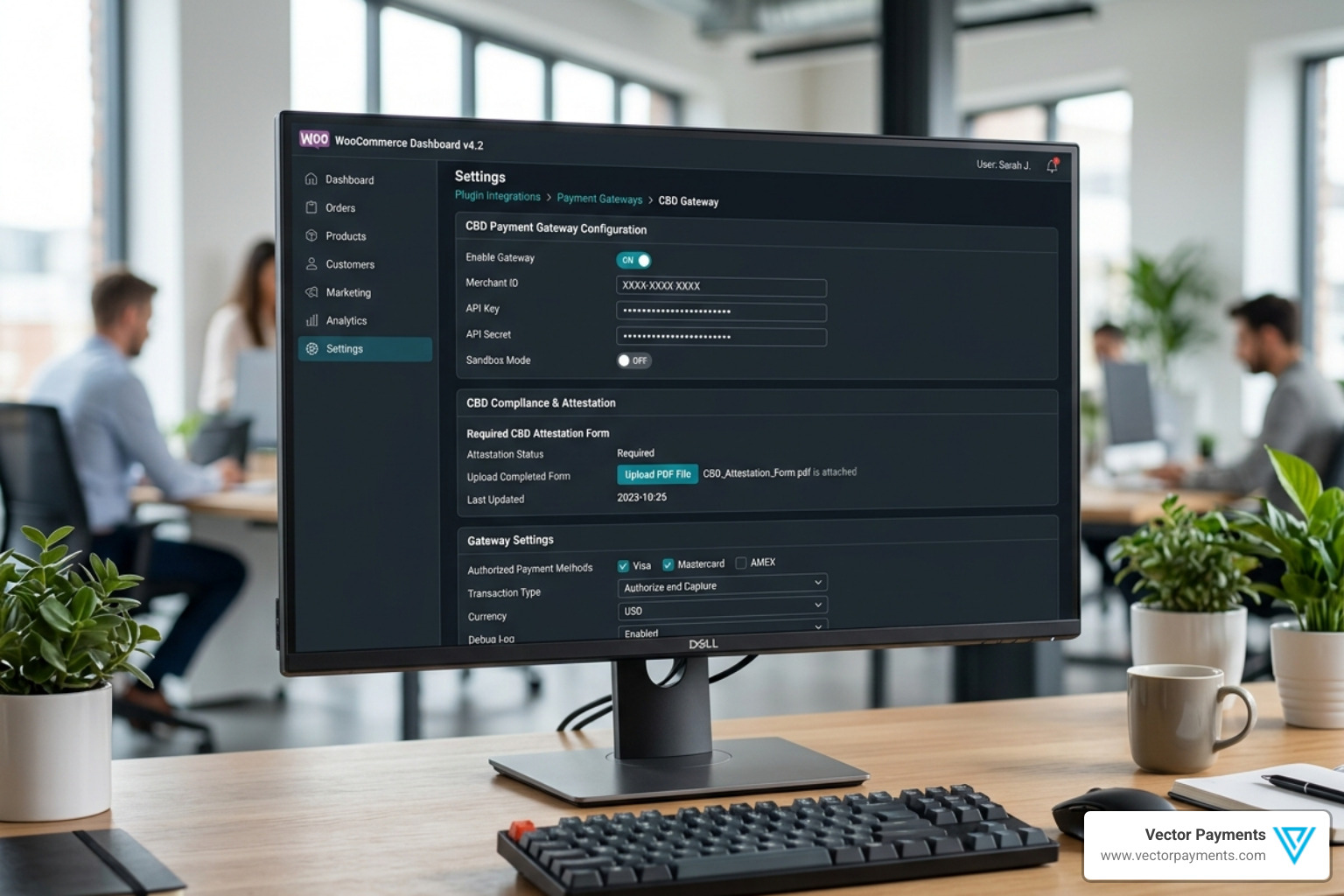 Ecommerce backend showing the integration of a third-party CBD payment plugin - high risk cbd gateway Ecommerce backend showing the integration of a third-party CBD payment plugin - high risk cbd gateway