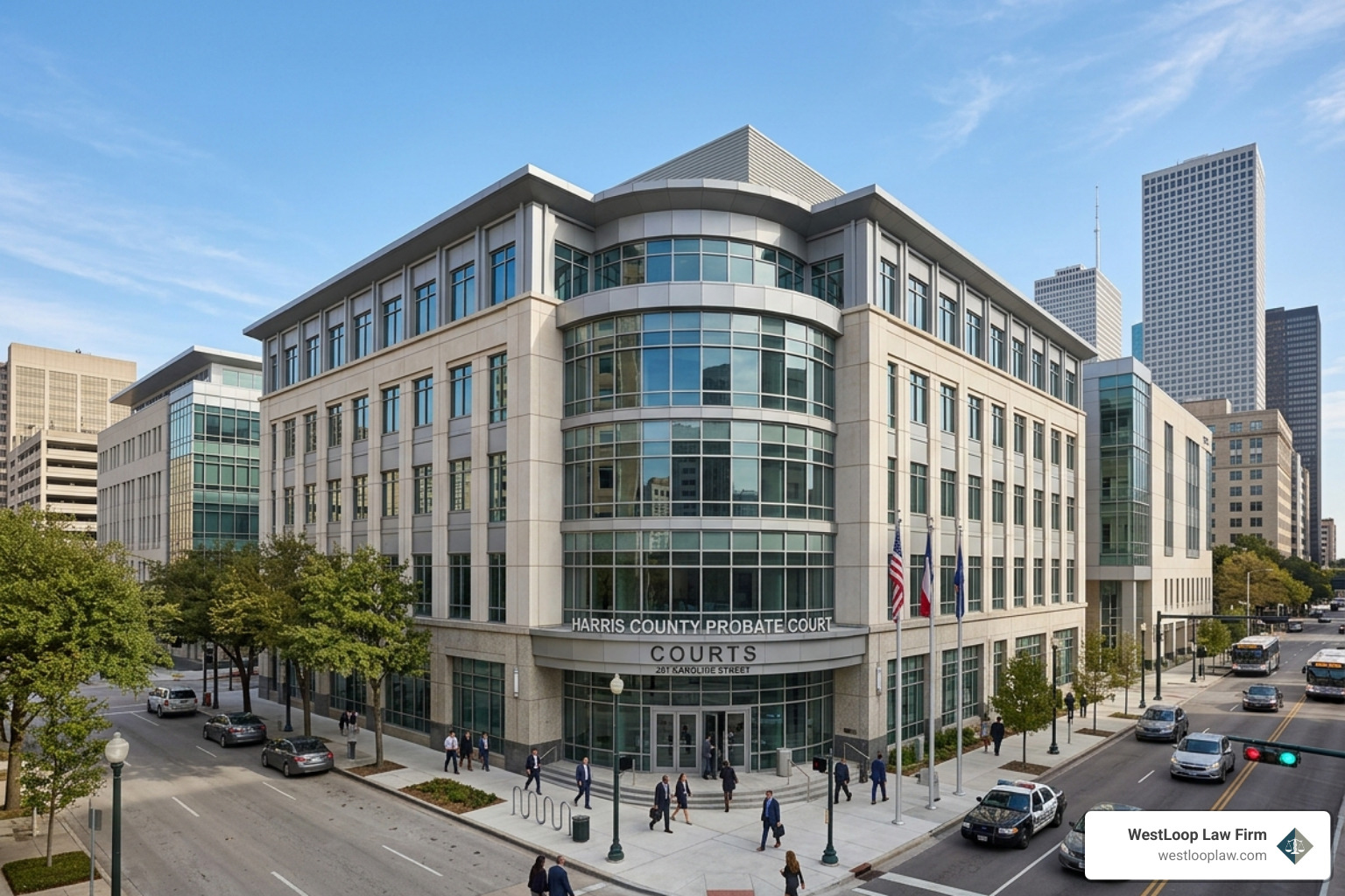 Harris County Probate Court building in downtown Houston - houston estate planning lawyer reviews Harris County Probate Court building in downtown Houston - houston estate planning lawyer reviews