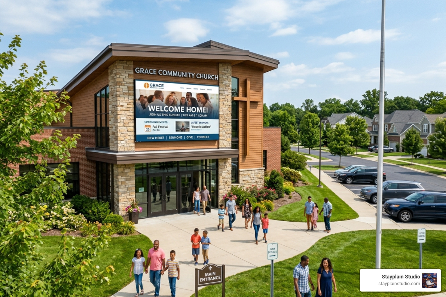 church website design services