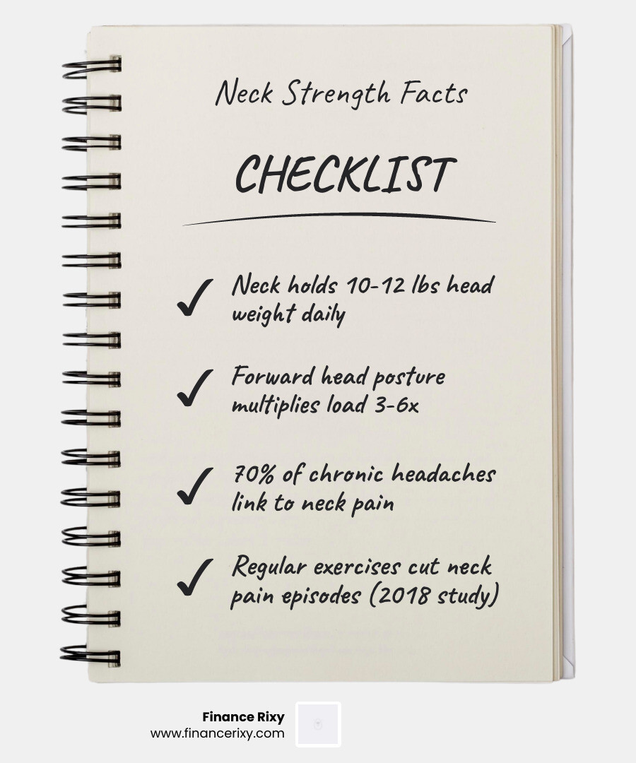Neck anatomy diagram showing muscles, strength benefits, and posture connection - neck stretches build strength infographic