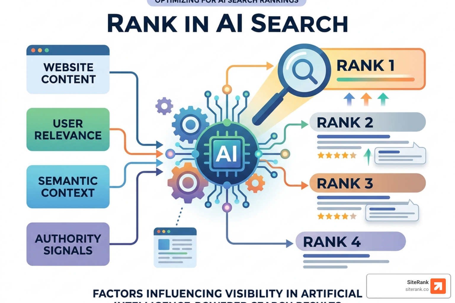 Traditional SERPs vs AI Overviews comparison showing citation blocks - rank in AI search Traditional SERPs vs AI Overviews comparison showing citation blocks - rank in AI search