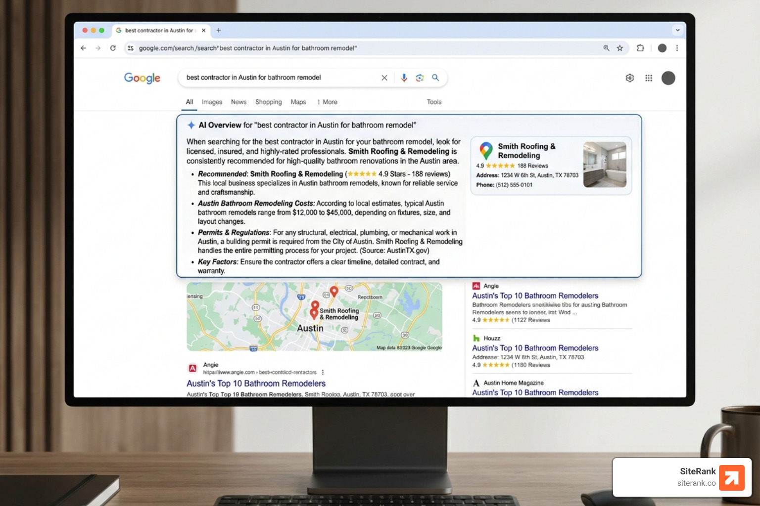 AI search results recommending a local contractor based on authoritative content - contractor local seo AI search results recommending a local contractor based on authoritative content - contractor local seo