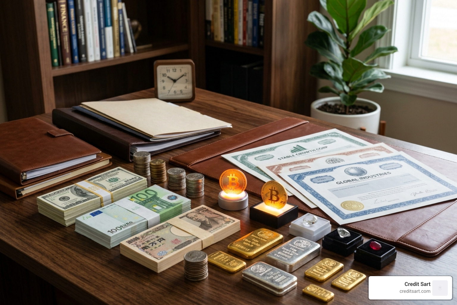 A balanced asset allocation showing crypto as a small but vital slice - crypto investment strategies