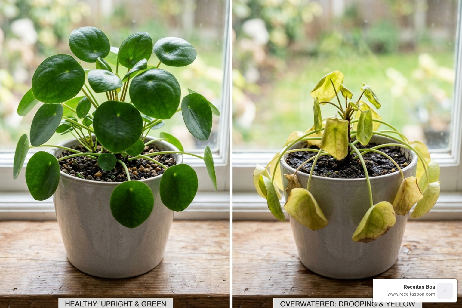 a side-by-side comparison of healthy upright foliage versus drooping overwatered leaves - house plants needing low light a side-by-side comparison of healthy upright foliage versus drooping overwatered leaves - house plants needing low light
