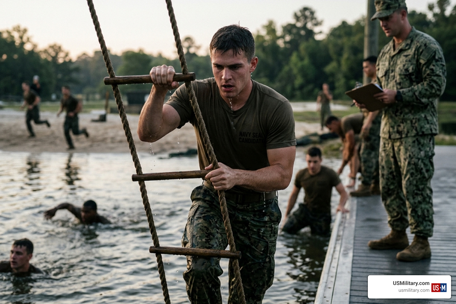 Navy SEAL candidates during BUD/S surf torture training - How Would I Know If I Am Good Enough To Become a Navy SEAL? Navy SEAL candidates during BUD/S surf torture training - How Would I Know If I Am Good Enough To Become a Navy SEAL?