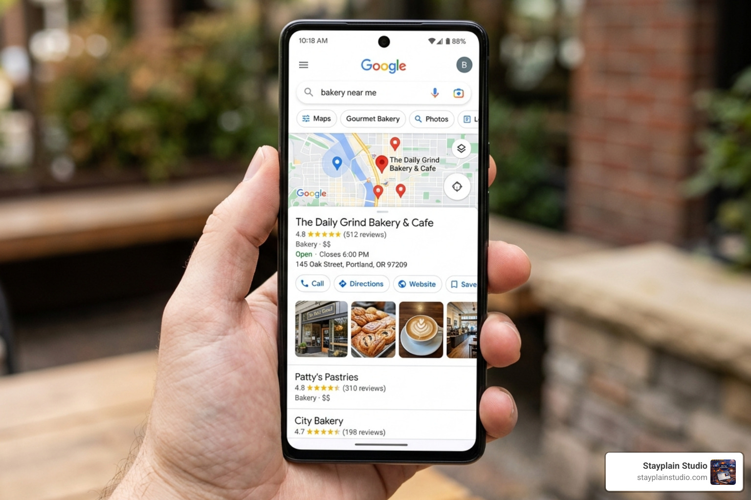 optimized google business profile on mobile - local seo ghana