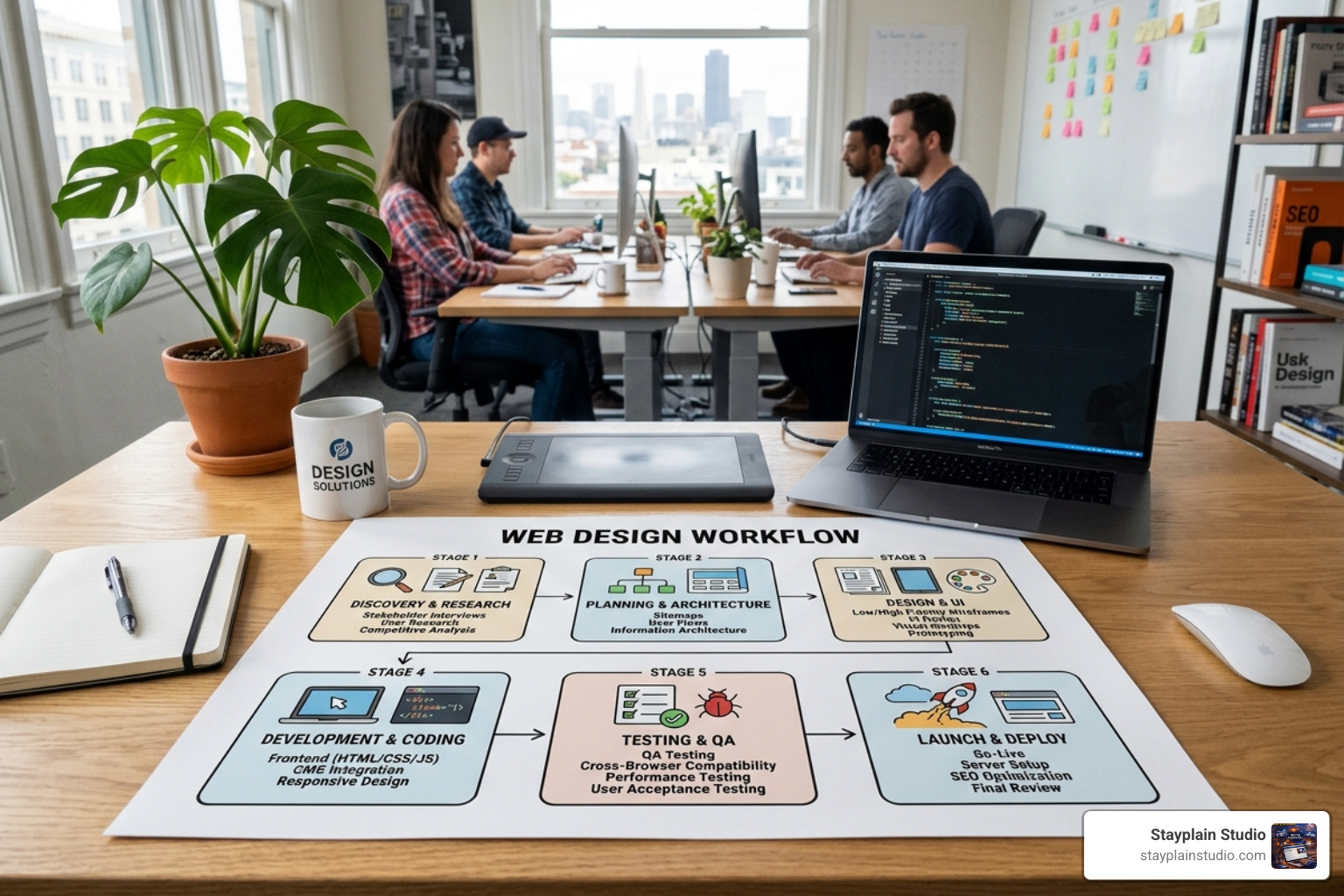 Structured web design workflow from discovery to launch - Professional Web Design Services Structured web design workflow from discovery to launch - Professional Web Design Services