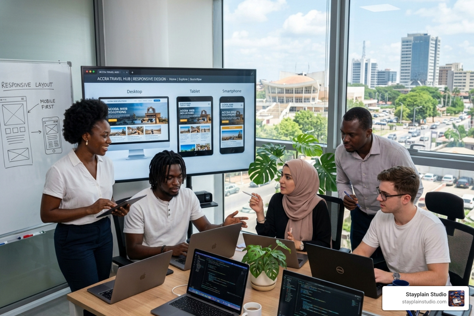 responsive website design - accra web developers