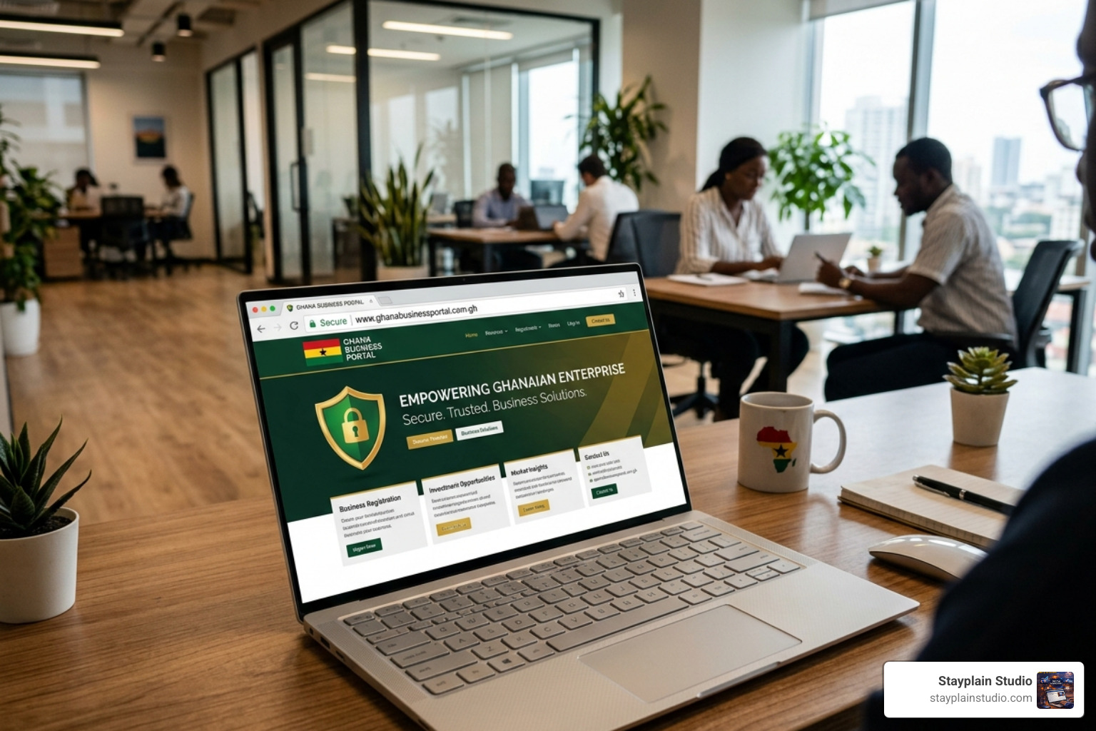 secure website ghana - custom website design ghana