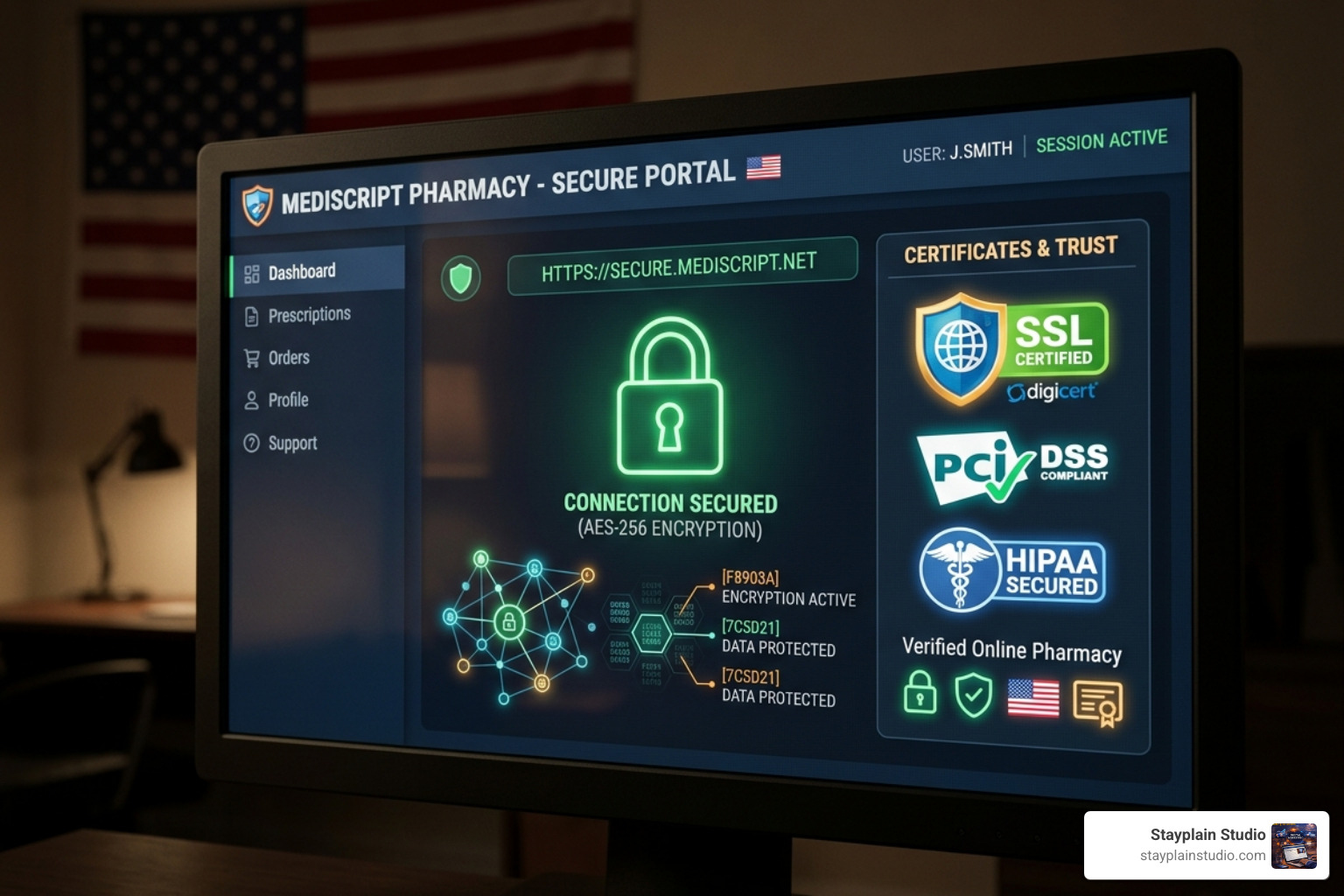data encryption and SSL icons - online pharmacy website builder data encryption and SSL icons - online pharmacy website builder