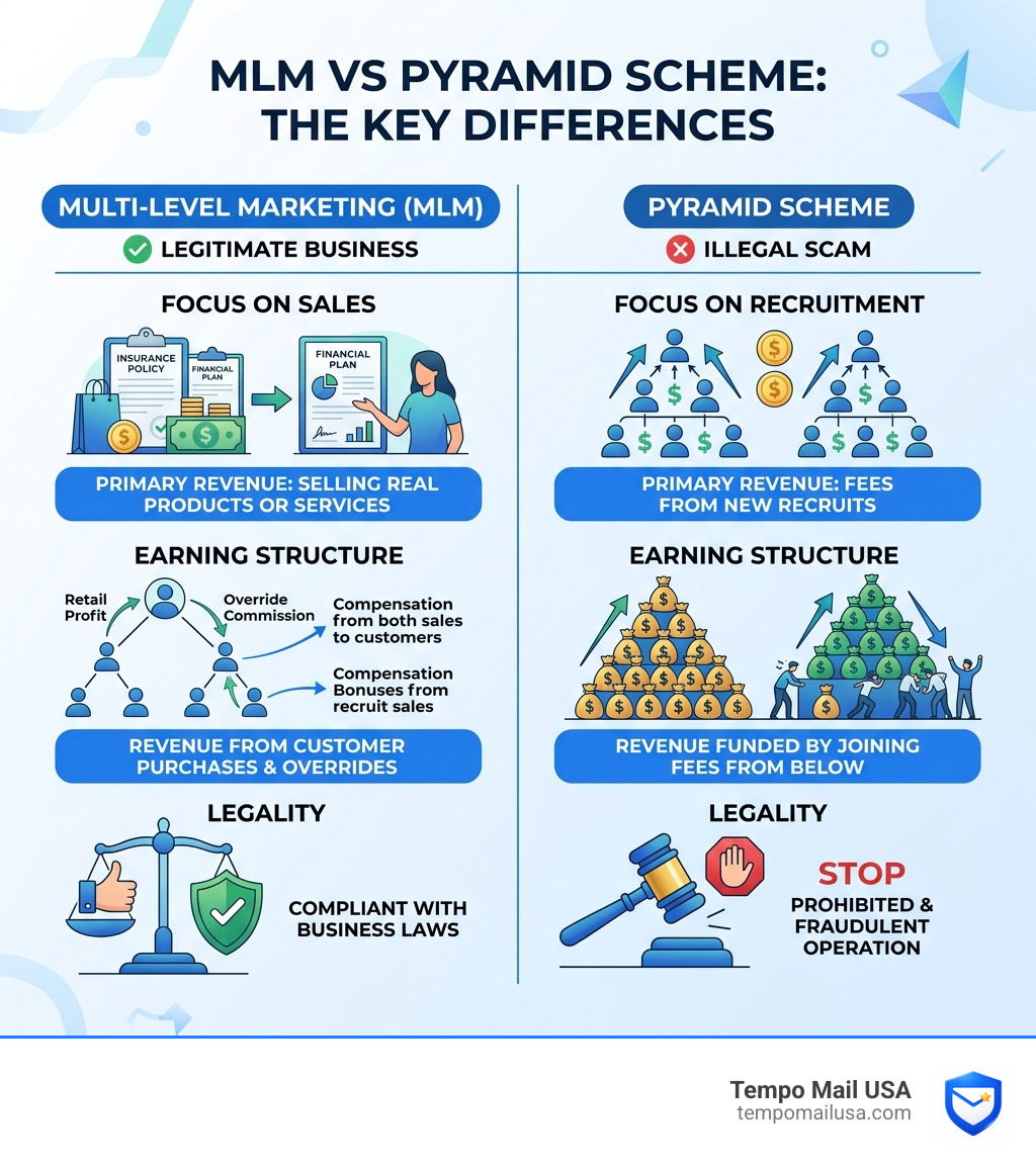 MLM vs Pyramid Scheme explained: key differences in structure, legality, and how money is made - is primerica a scam or MLM vs Pyramid Scheme explained: key differences in structure, legality, and how money is made - is primerica a scam or