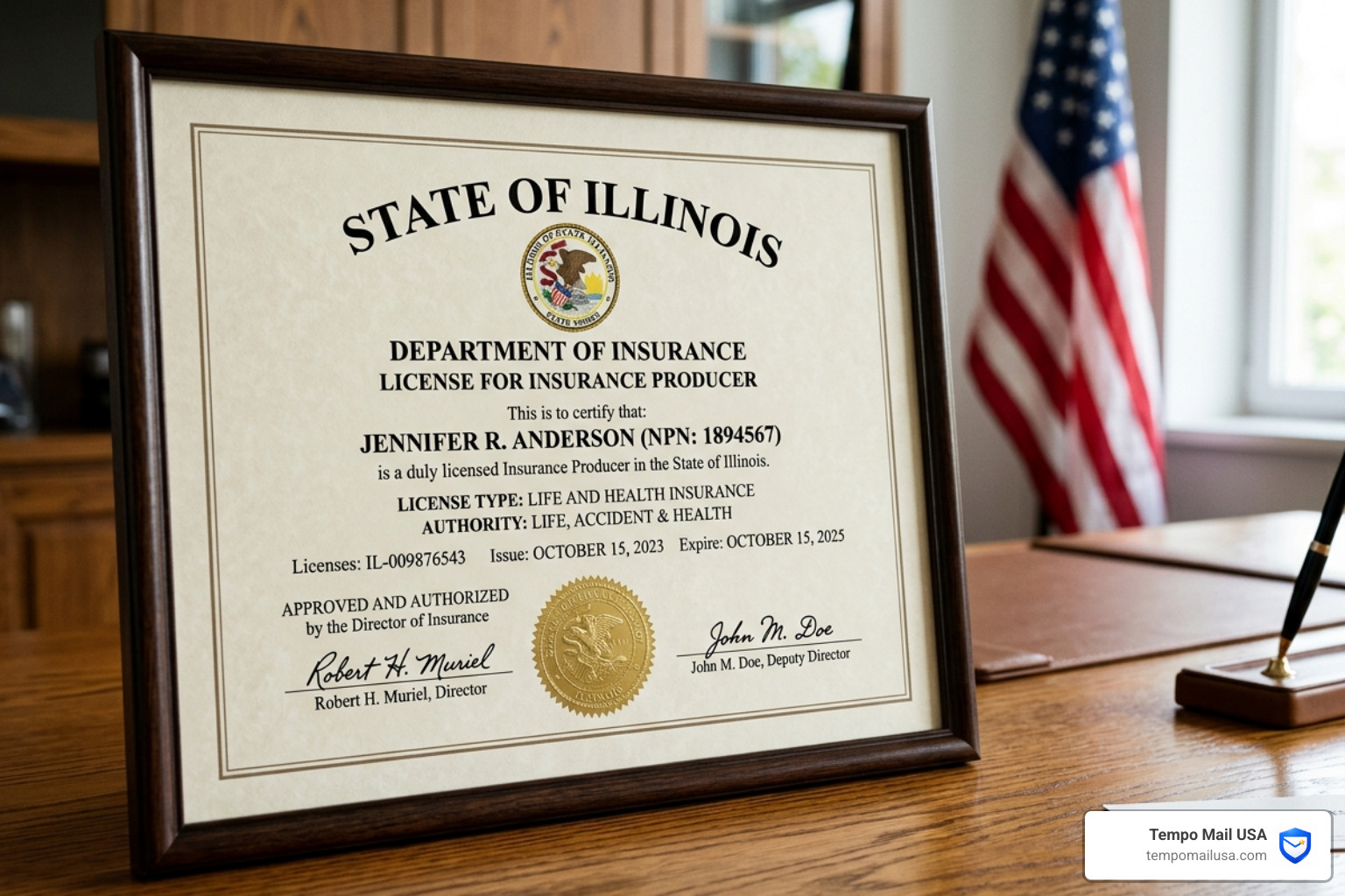 Professional licensing certificate representing the requirement for insurance agents to be state-certified - is primerica a Professional licensing certificate representing the requirement for insurance agents to be state-certified - is primerica a