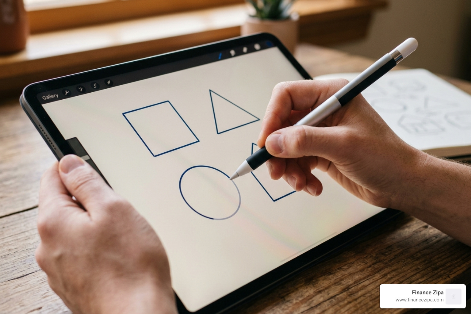 Practicing basic geometric shape exercises to build digital drawing muscle memory - digital art free courses