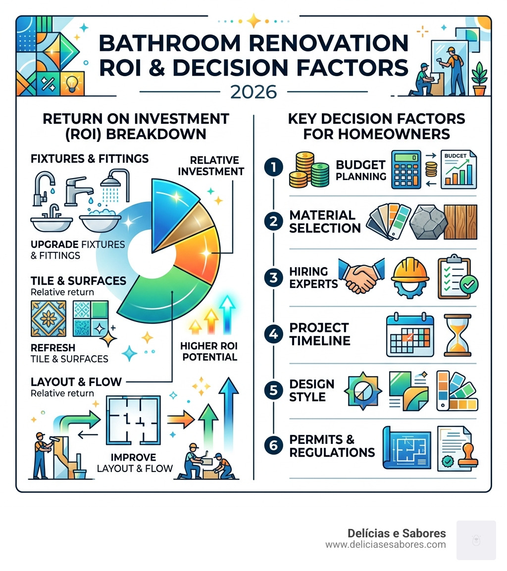How bathroom renovation ROI and key decision factors break down for homeowners in 2026 - bathroom renovation experts How bathroom renovation ROI and key decision factors break down for homeowners in 2026 - bathroom renovation experts