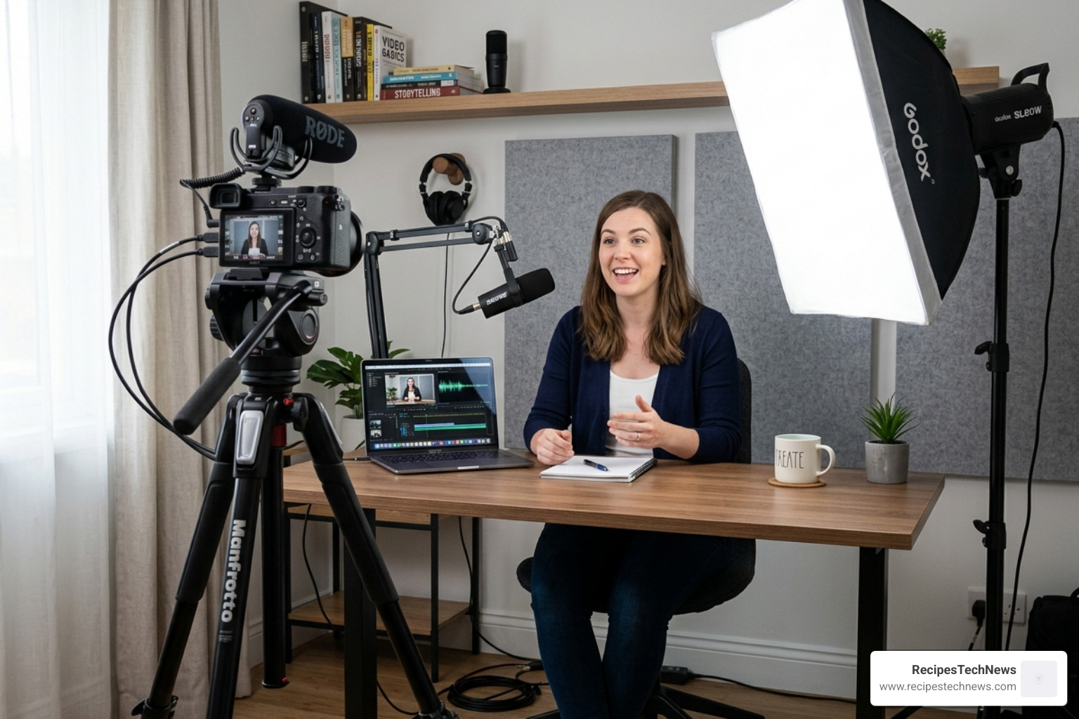 beginner friendly lighting and audio rig with shotgun mic and softbox - digital filmmaking for beginners a practical guide