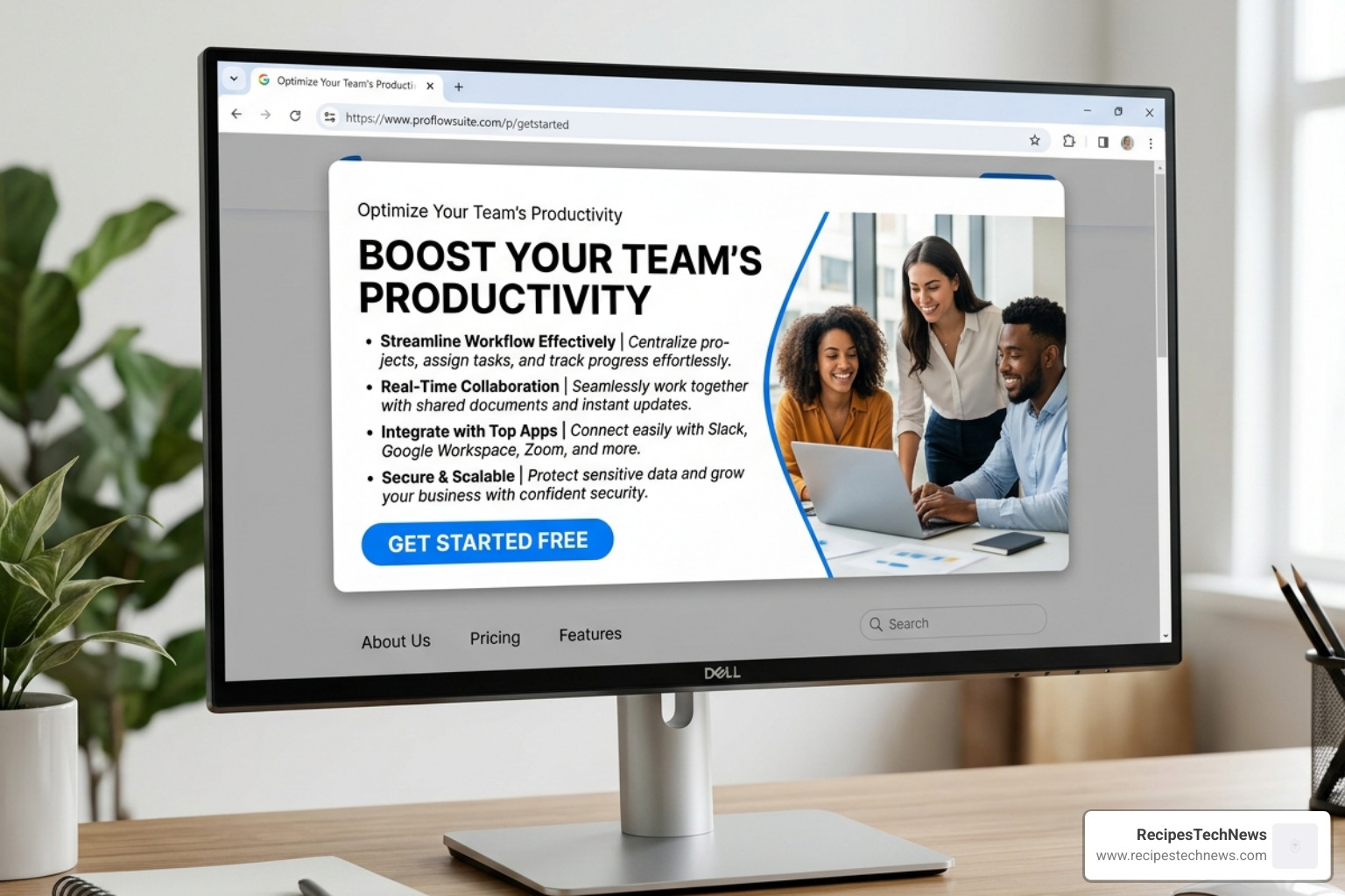 A diagram showing a high-converting PPC ad layout with headline, benefits, and call to action - digital marketing for