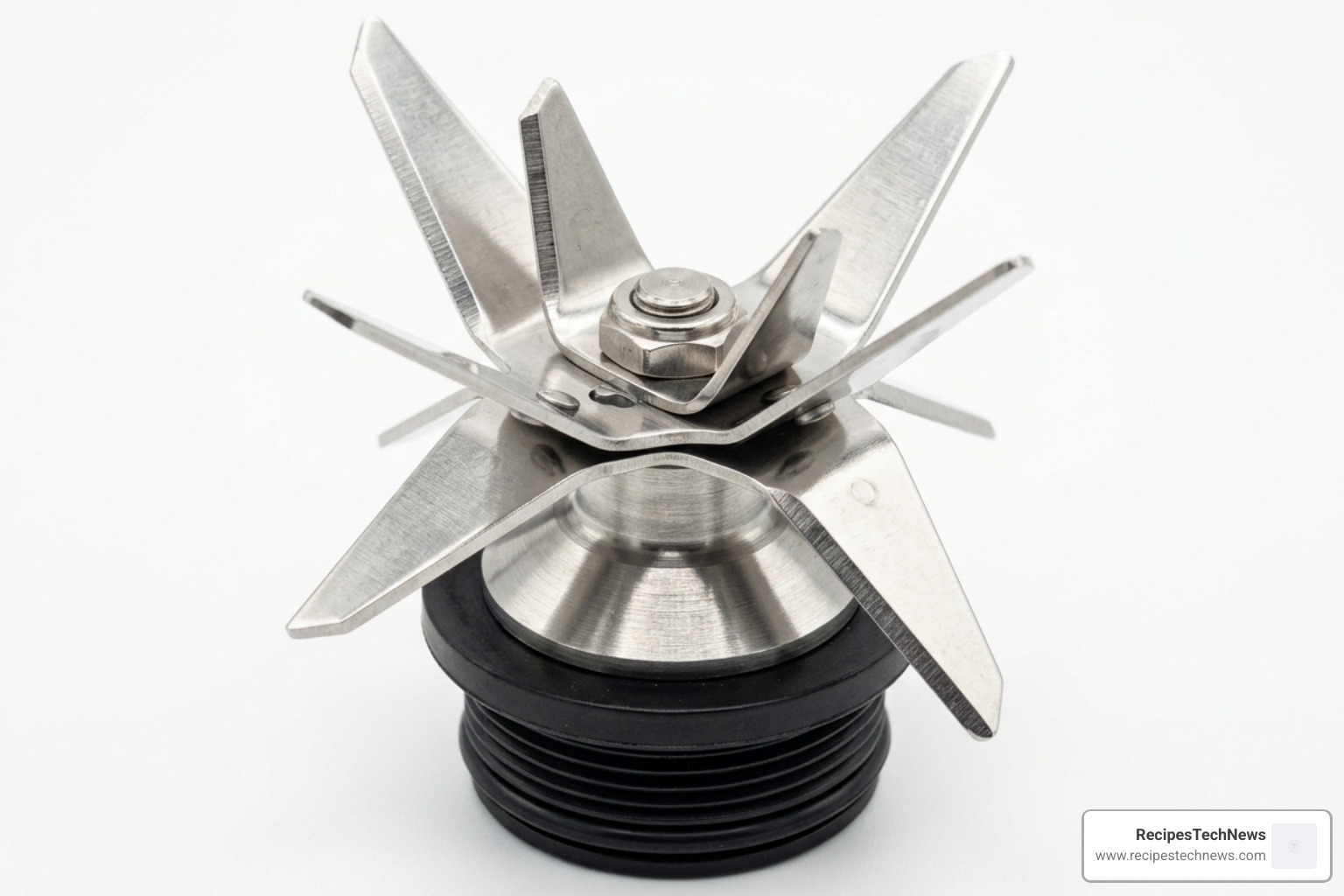 6-blade stainless steel assembly for high-performance blending - portable blender for travel