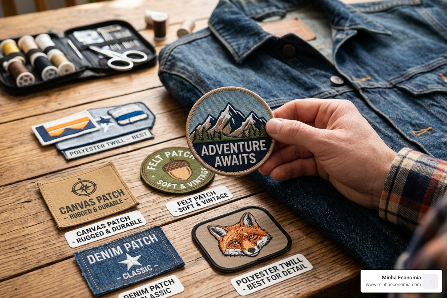 comparison of leather jacket and nylon bomber jacket with patches - best fabric for jacket patches